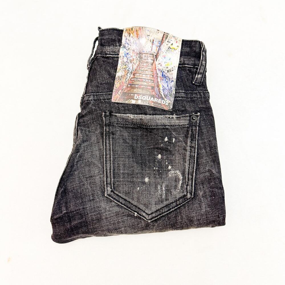 DSQUARED2 Tidy Biker Jean Slim Fit Men's Denim Jeans Size 36 Italy